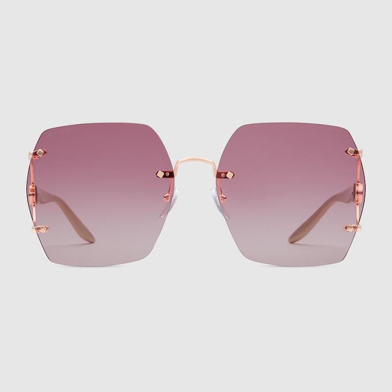 Geometric frame sunglasses - Image 1